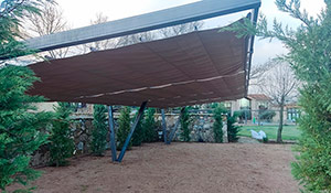 P&eacute;rgolas en Cobeña.